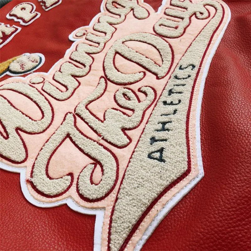 Heavy Industry Genuine Leather Jacket Men Motorcycle Luxury Designer Embroidery Short Biker Baseball Jackets Streetwear Winter - FSH-ONLINE