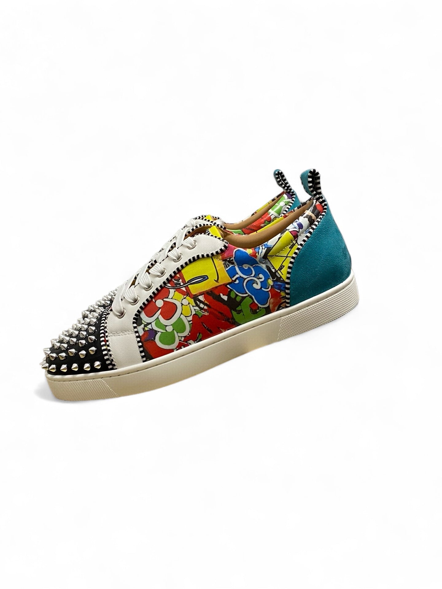 Christian Louboutin Colorful Studded Sneakers | christian-louboutin-colorful-studded-sneakers