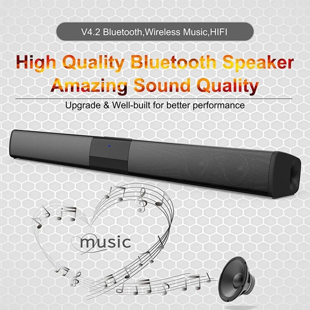 40W Bluetooth Speaker column High Power Portable Speaker TV SoundBar for Computer Music Center Boom Box with TF AUX USB radio | 40w-bluetooth-speaker-column-high-power-portable-speaker-tv-soundbar-for-computer-music-center-boom-box-with-tf-aux-usb-radio