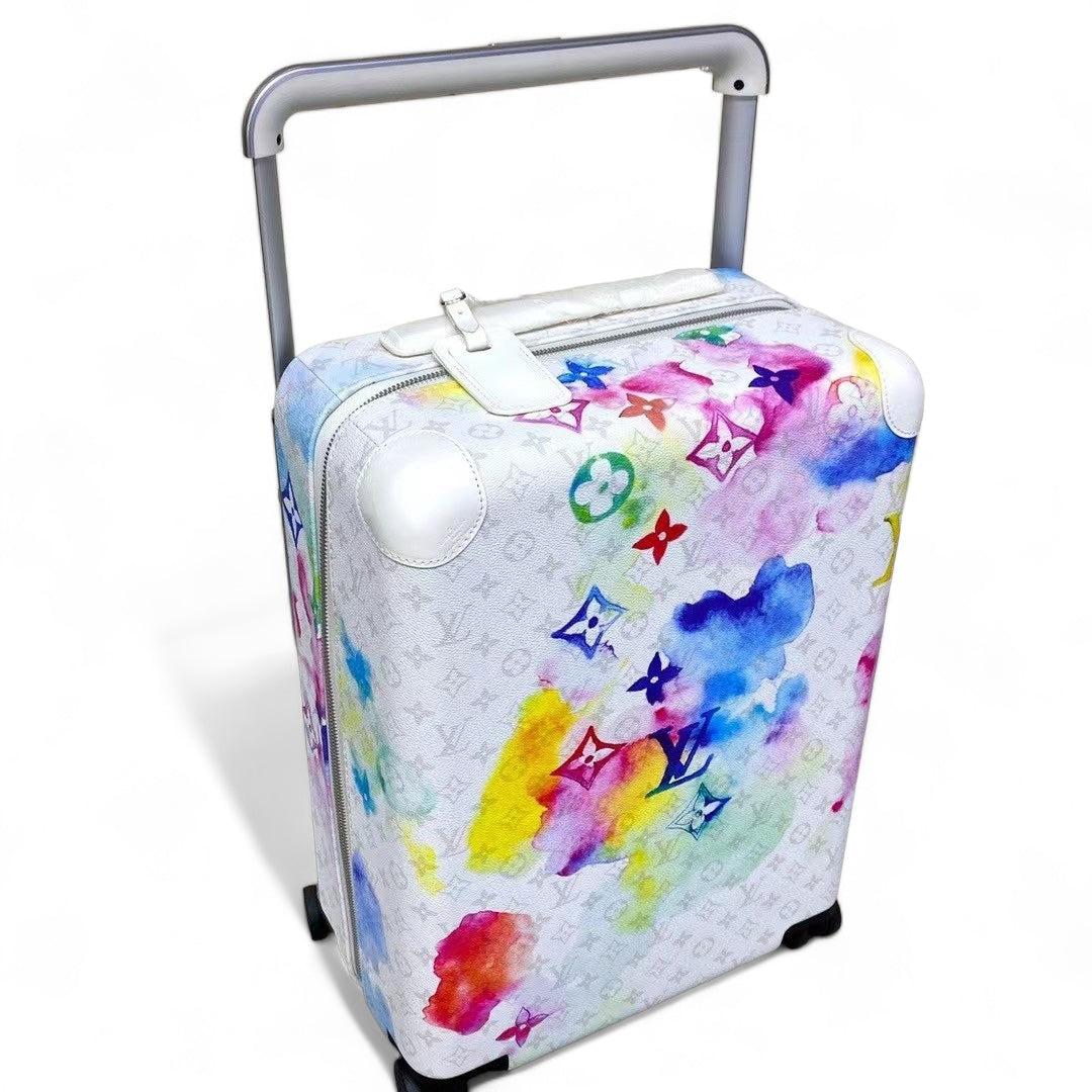 Louis Vuitton Watercolor Monogram Suitcase - Limited Edition 2024 | louis-vuitton-watercolor-monogram-suitcase-limited-edition-2024