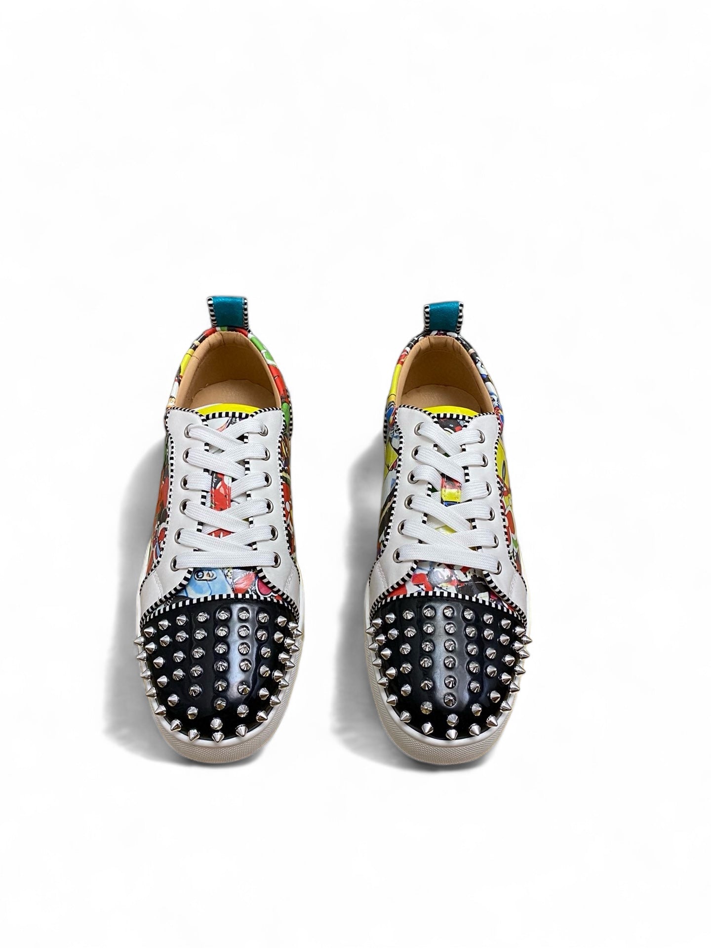 Christian Louboutin Colorful Studded Sneakers | christian-louboutin-colorful-studded-sneakers