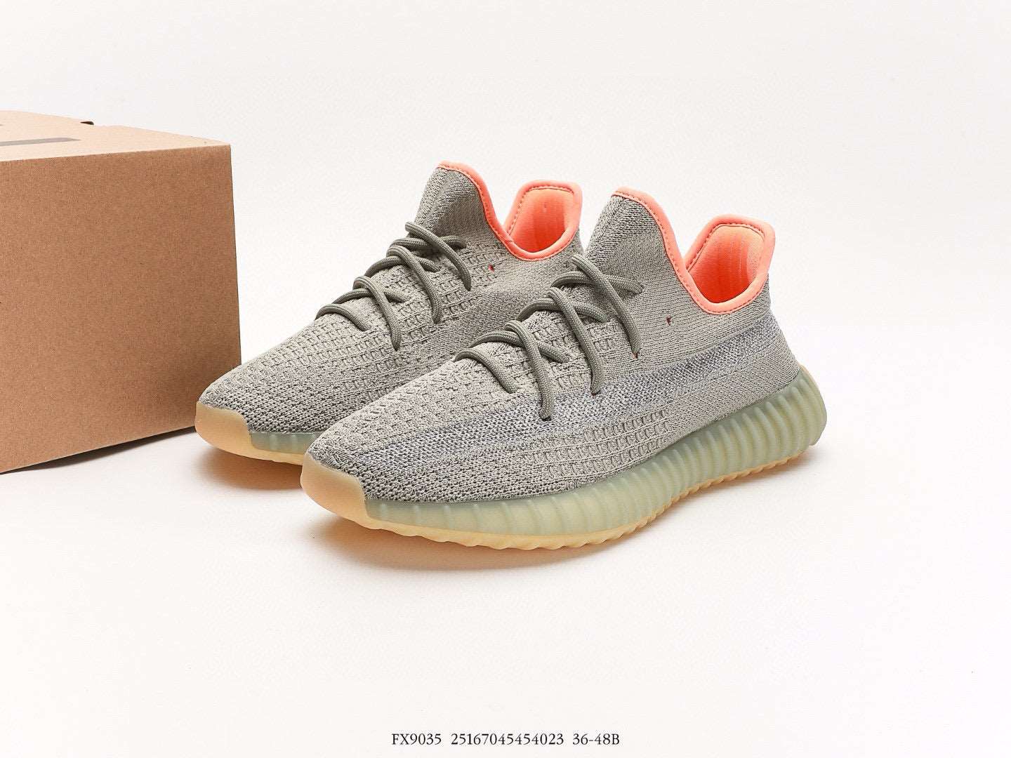 Adidas Yeezy Boost 350 V2 in Grey and Orange | adidas-yeezy-boost-350-v2-in-grey-and-orange