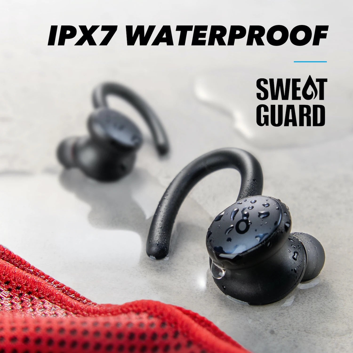 Anker Soundcore Sport X10 Bluetooth 5.2 Headphones Sports Rotating Ear Hooks Deep Bass IPX7 Waterproof Sweatproof Sport Earbuds - FSH-ONLINE