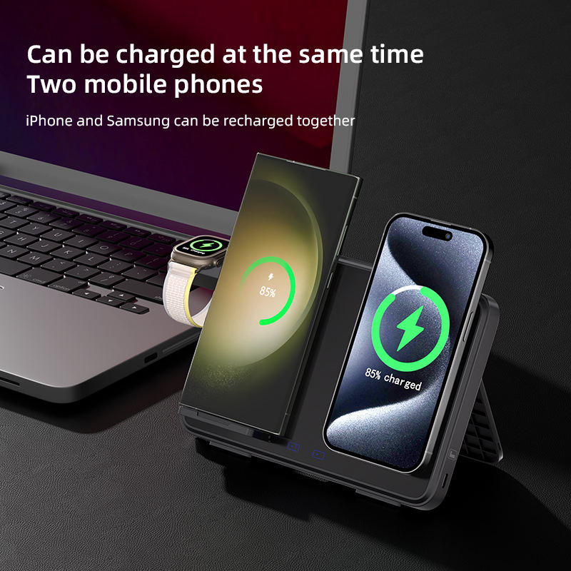 New 3-in-1 wireless charger suitable for iPhone lWatchAirpods 15W Samsung wireless charger - FSH-ONLINE