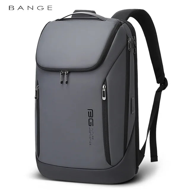 BANGE Backpack Men's 15.6-inch Business Backpack Large Capacity Laptop Backpack - FSH-ONLINE