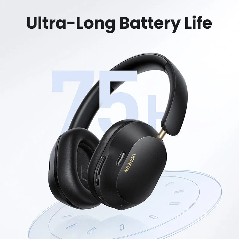 Choice Wireless Bluetooth Headphones 43dB Hybrid Active Noise Cancellation Hi-Res LDAC 75H Spatial Audio Headset Earphones - FSH-ONLINE