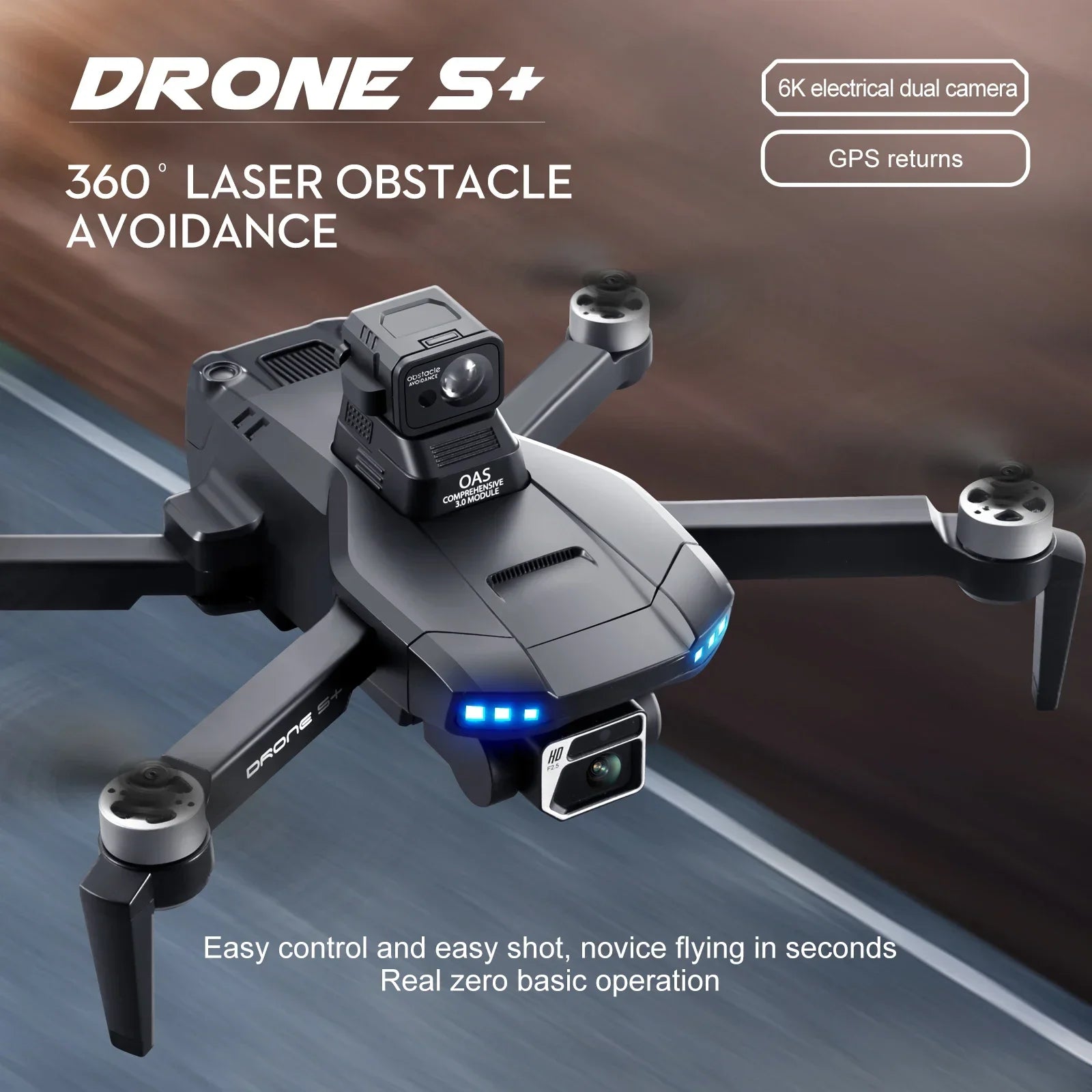 Drone 4K Professional Camera 8K Brushless RC GPS HD Aerial Photography Dual-Camera Omnidirectional Obstacle Avoidance Drone | drone-4k-professional-camera-8k-brushless-rc-gps-hd-aerial-photography-dual-camera-omnidirectional-obstacle-avoidance-drone