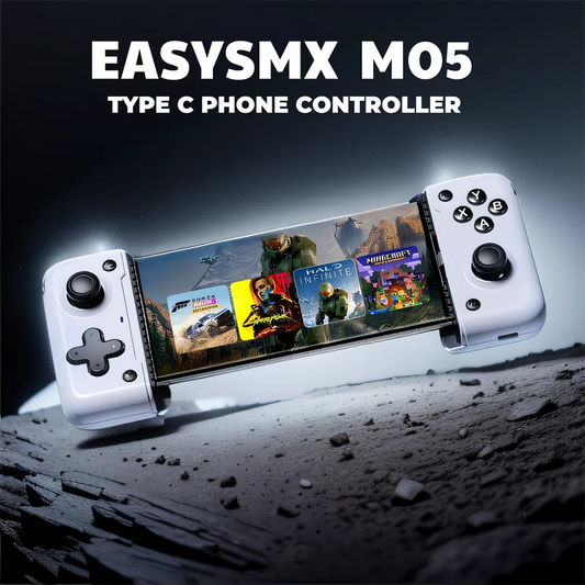 EasySMX M05 Type C Mobile Phone Controller for Cloud Gaming Xbox Game Pass, iphone 15 Series, xCloud, Mapping, Hall Effect | easysmx-m05-type-c-mobile-phone-controller-for-cloud-gaming-xbox-game-pass-iphone-15-series-xcloud-mapping-hall-effect