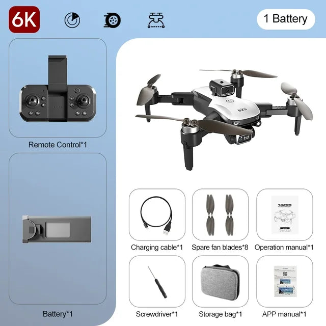 For Xiaomi S2S Drone 8K Profesional HD Aerial Photography Dual-Camera Omnidirectional Obstacle Brushless Avoidance Quadrotor Toy | for-xiaomi-s2s-drone-8k-profesional-hd-aerial-photography-dual-camera-omnidirectional-obstacle-brushless-avoidance-quadrotor-toy