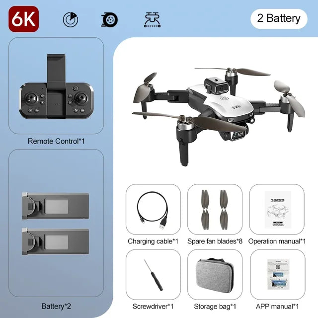 For Xiaomi S2S Drone 8K Profesional HD Aerial Photography Dual-Camera Omnidirectional Obstacle Brushless Avoidance Quadrotor Toy | for-xiaomi-s2s-drone-8k-profesional-hd-aerial-photography-dual-camera-omnidirectional-obstacle-brushless-avoidance-quadrotor-toy