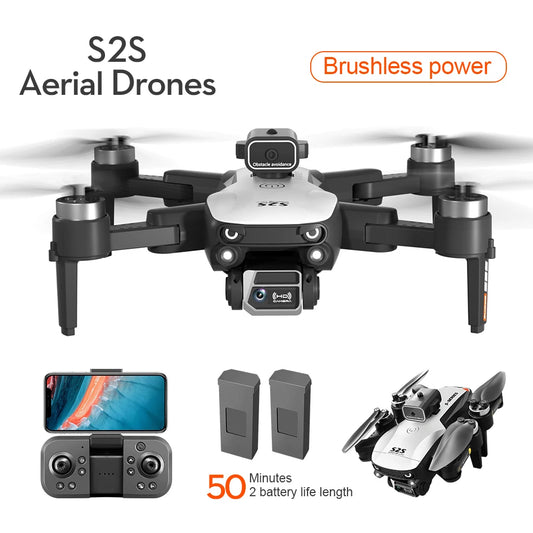 For Xiaomi S2S Drone 8K Profesional HD Aerial Photography Dual-Camera Omnidirectional Obstacle Brushless Avoidance Quadrotor Toy | for-xiaomi-s2s-drone-8k-profesional-hd-aerial-photography-dual-camera-omnidirectional-obstacle-brushless-avoidance-quadrotor-toy