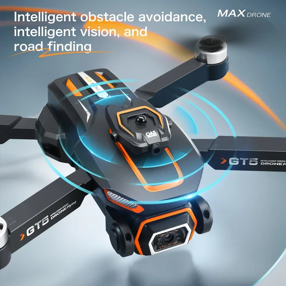 GT5 Brushless 8K Mini Drone 4K Professional HD Dual Camera Obstacle Avoidance No GPS Optical Flow Positioning RC Quadcopter Toys | gt5-brushless-8k-mini-drone-4k-professional-hd-dual-camera-obstacle-avoidance-no-gps-optical-flow-positioning-rc-quadcopter-toys