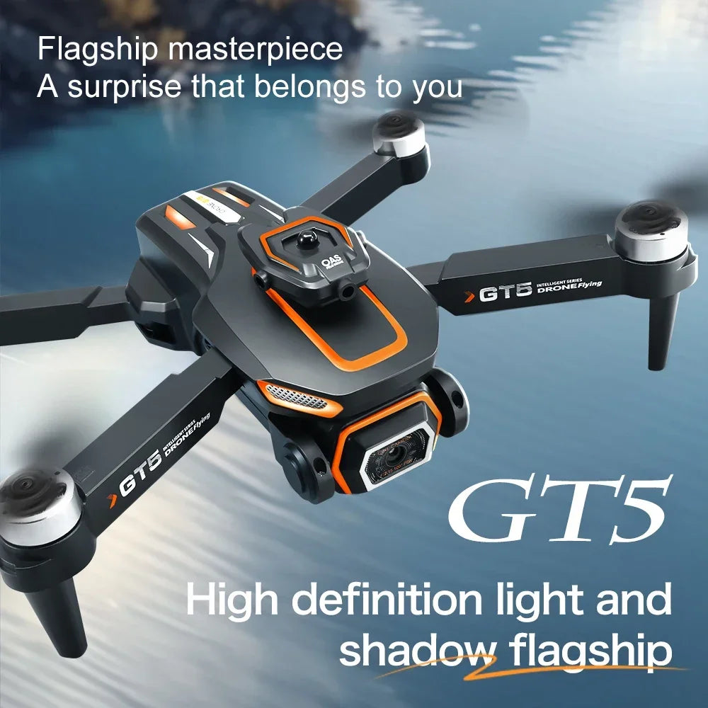 GT5 Brushless 8K Mini Drone 4K Professional HD Dual Camera Obstacle Avoidance No GPS Optical Flow Positioning RC Quadcopter Toys | gt5-brushless-8k-mini-drone-4k-professional-hd-dual-camera-obstacle-avoidance-no-gps-optical-flow-positioning-rc-quadcopter-toys