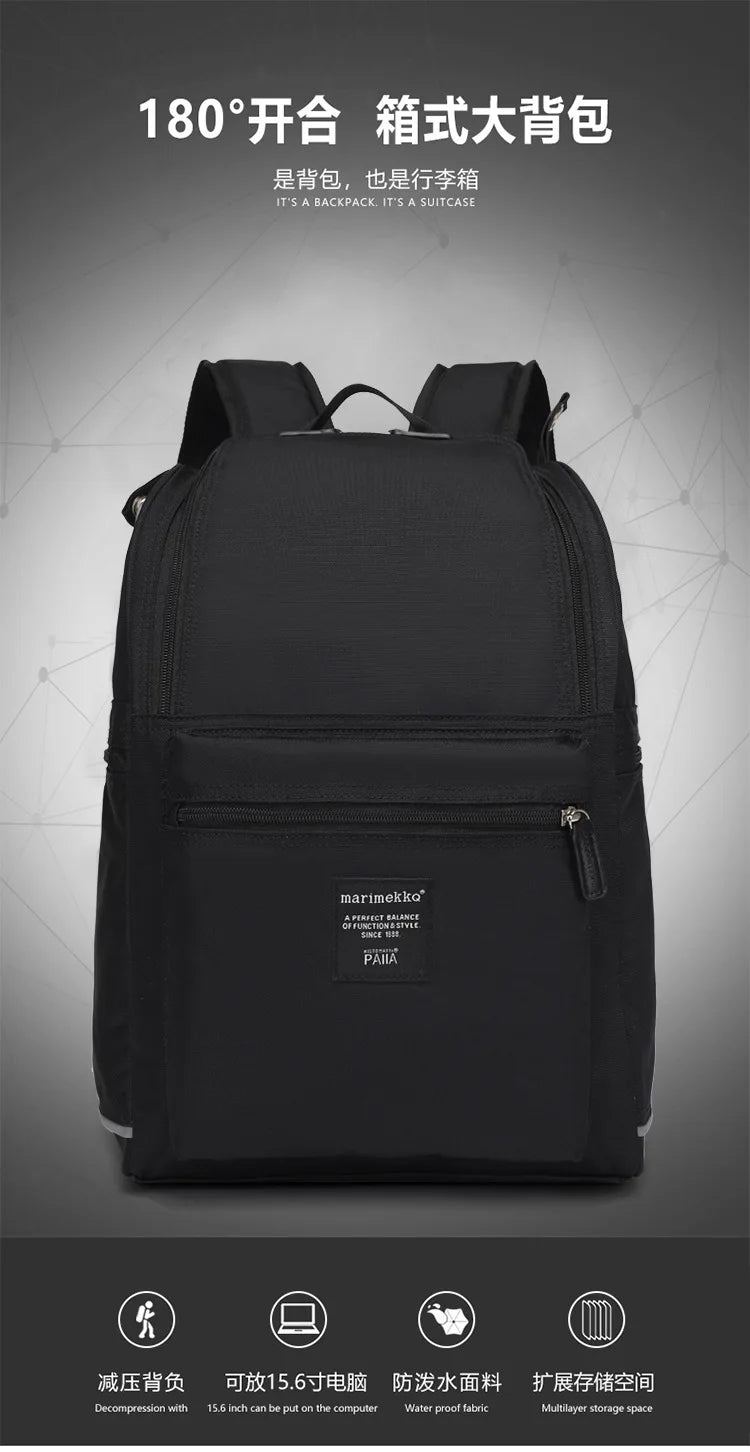 Large capacity backpack, lightweight waterproof nylon computer bag - FSH-ONLINE