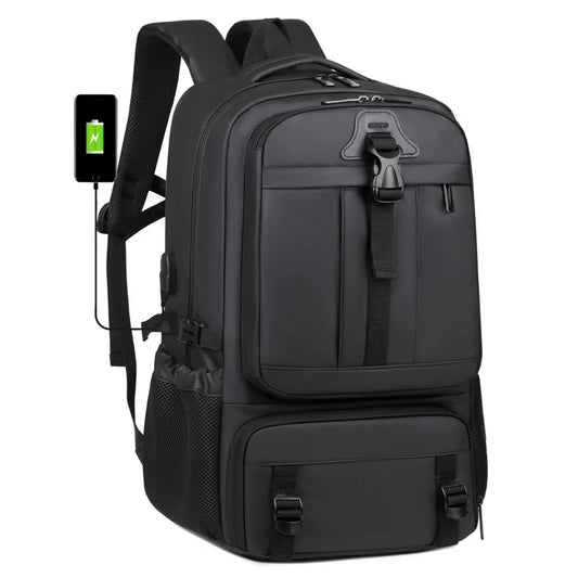 Multi functional waterproof, dry and wet separation, charging, expansion, shoe storage, business backpack, large capacity - FSH-ONLINE