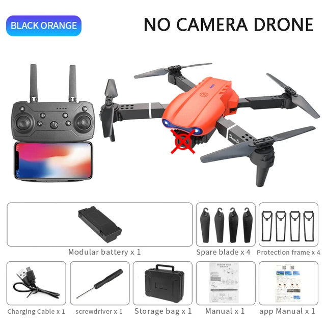 New E99Pro RC Drone Professional Wide Angle Dual HD Camera 4K 5G WIFI FPV Foldable RC Helicopter Kids Gift Toys - FSH-ONLINE