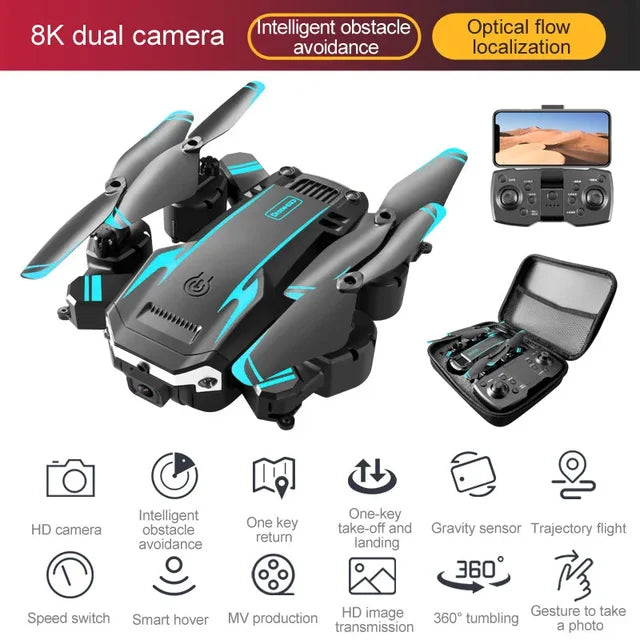 OUZEY S6 Aerial Drone 360°Obstacle Avoidance Professinal 8K HD Dual Cameras WIFI Photography RC FPV Foldable Remote Control Toys - FSH-ONLINE