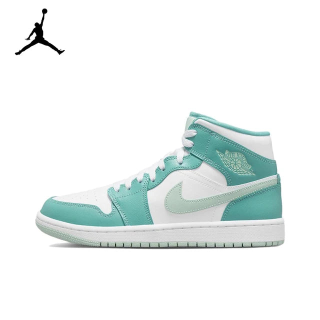 Air Jordan 1 Mid 'Apricot Orange' Pink Color GS Size For Women Retro Classic Basketball Sneakers Shoes  DH4270-800 | air-jordan-1-mid-apricot-orange-pink-color-gs-size-for-women-retro-classic-basketball-sneakers-shoes-dh4270-800