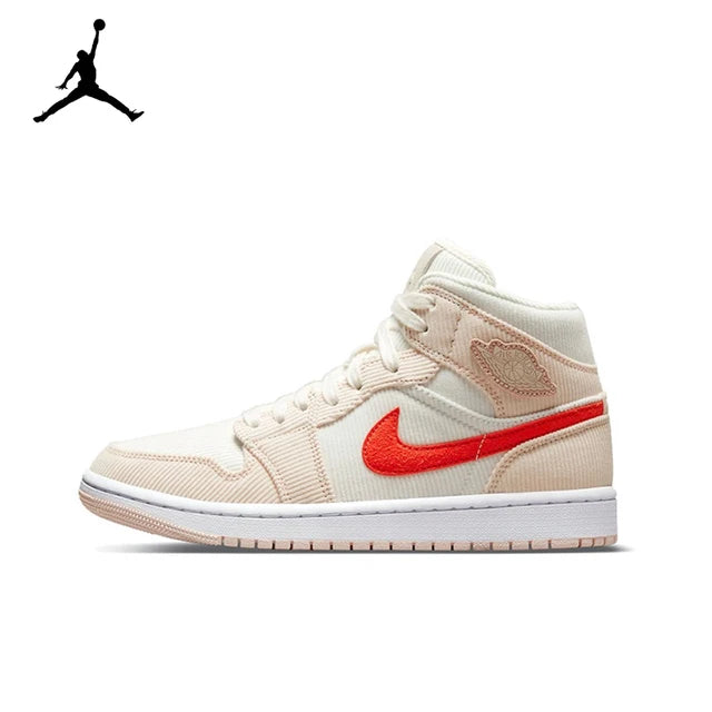 Air Jordan 1 Mid 'Ice Cream'Purple and White Color GS Size For Women  Retro Classic Basketball SneakersShoes DD1666-100 | air-jordan-1-mid-ice-creampurple-and-white-color-gs-size-for-women-retro-classic-basketball-sneakersshoes-dd1666-100