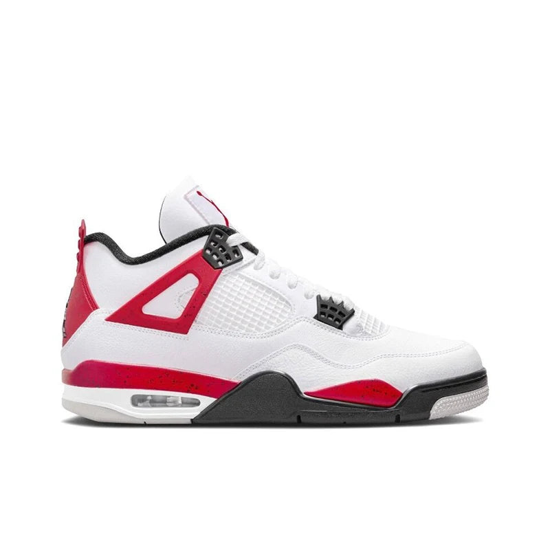 Air Jordan 4 "Neutral Grey" "Red Cement" Comfortable Retro Basketball Shoes Men's White and Black and Red DH6927-161 | air-jordan-4-neutral-grey-red-cement-comfortable-retro-basketball-shoes-mens-white-and-black-and-red-dh6927-161