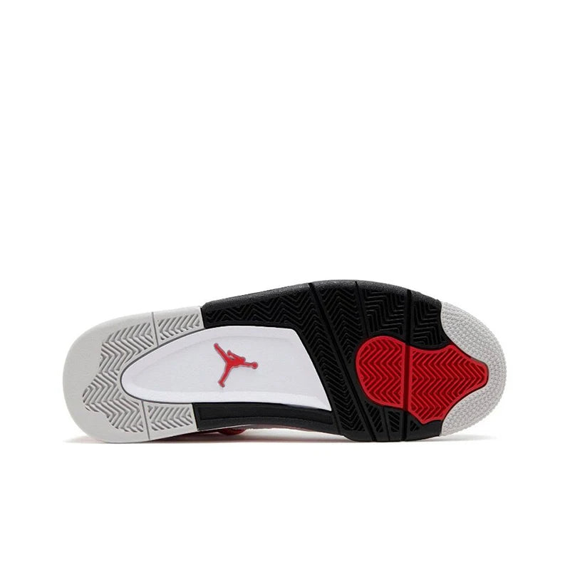 Air Jordan 4 "Neutral Grey" "Red Cement" Comfortable Retro Basketball Shoes Men's White and Black and Red DH6927-161 | air-jordan-4-neutral-grey-red-cement-comfortable-retro-basketball-shoes-mens-white-and-black-and-red-dh6927-161