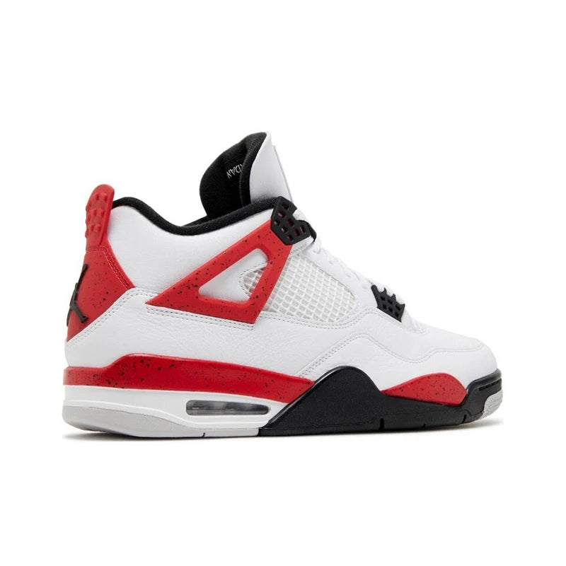 Air Jordan 4 "Neutral Grey" "Red Cement" Comfortable Retro Basketball Shoes Men's White and Black and Red DH6927-161 | air-jordan-4-neutral-grey-red-cement-comfortable-retro-basketball-shoes-mens-white-and-black-and-red-dh6927-161