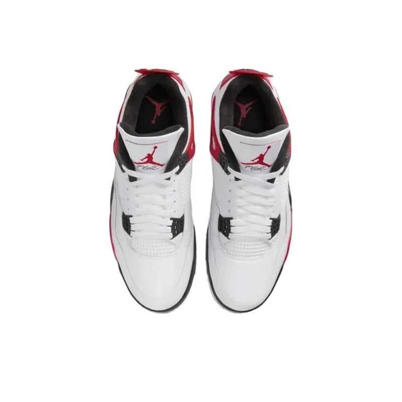 Air Jordan 4 "Neutral Grey" "Red Cement" Comfortable Retro Basketball Shoes Men's White and Black and Red DH6927-161 | air-jordan-4-neutral-grey-red-cement-comfortable-retro-basketball-shoes-mens-white-and-black-and-red-dh6927-161