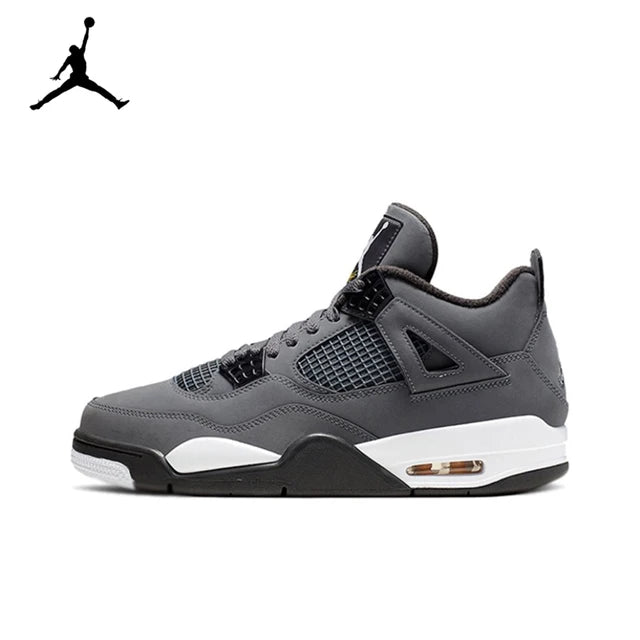 Air Jordan 4 Retro Bred Bull Anti-Slip Wear-resistant Retro Basketball Shoes Black and Red Men's Shoes 2019 Edition | air-jordan-4-retro-bred-bull-anti-slip-wear-resistant-retro-basketball-shoes-black-and-red-mens-shoes-2019-edition