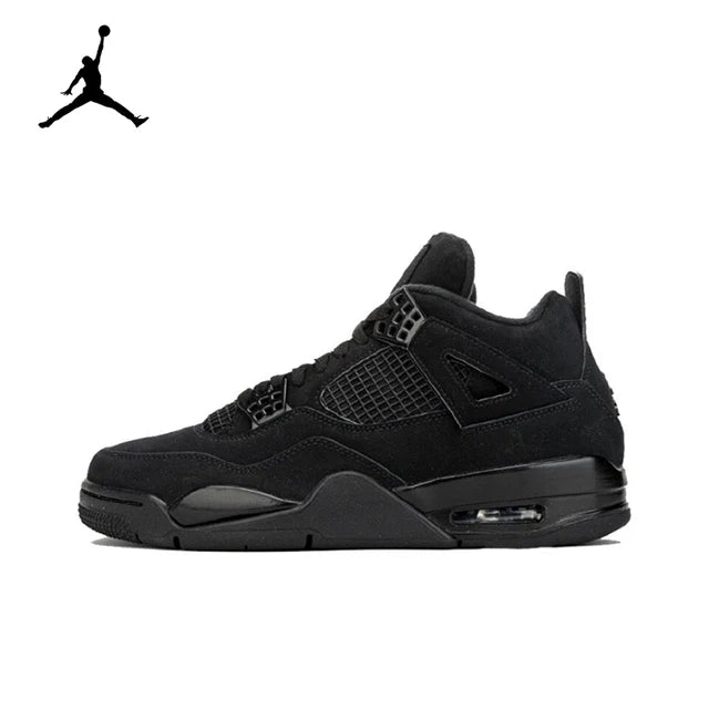 Air Jordan 4 Retro Bred Bull Anti-Slip Wear-resistant Retro Basketball Shoes Black and Red Men's Shoes 2019 Edition | air-jordan-4-retro-bred-bull-anti-slip-wear-resistant-retro-basketball-shoes-black-and-red-mens-shoes-2019-edition