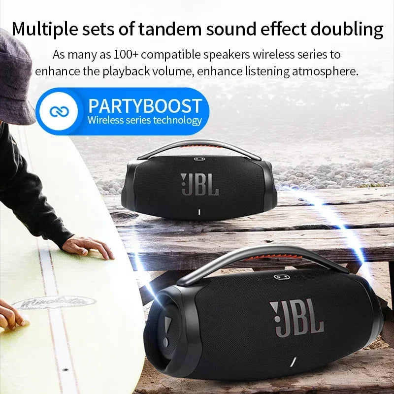 JBL Boombox 3 Portable Wireless Bluetooth Speaker IPX7 BoomBox2 Waterproof Loudspeaker Dynamics Music Subwoofer Outudio