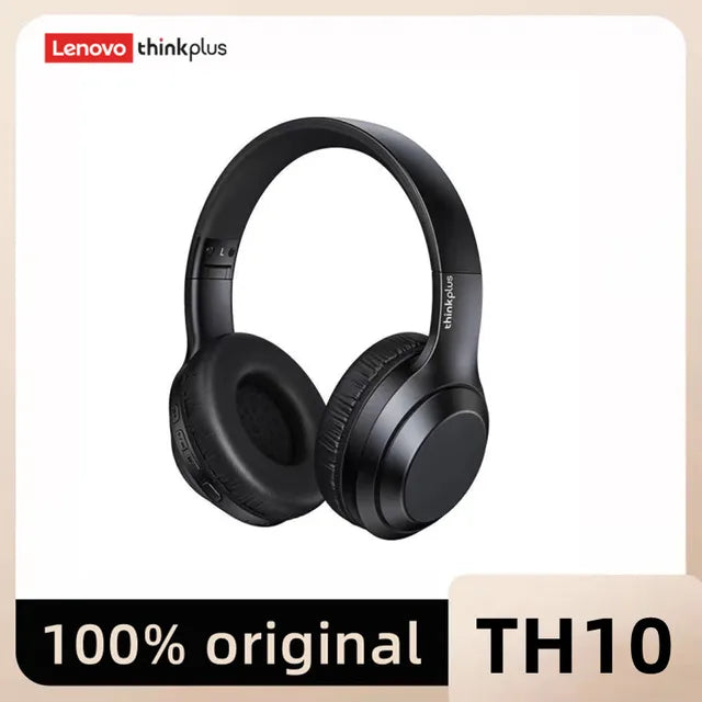 Original Lenovo TH10 Wireless Bluetooth Headset Over-ear Hood Headphones Esports Gaming Sports Hi-Fi with microphone | original-lenovo-th10-wireless-bluetooth-headset-over-ear-hood-headphones-esports-gaming-sports-hi-fi-with-microphone