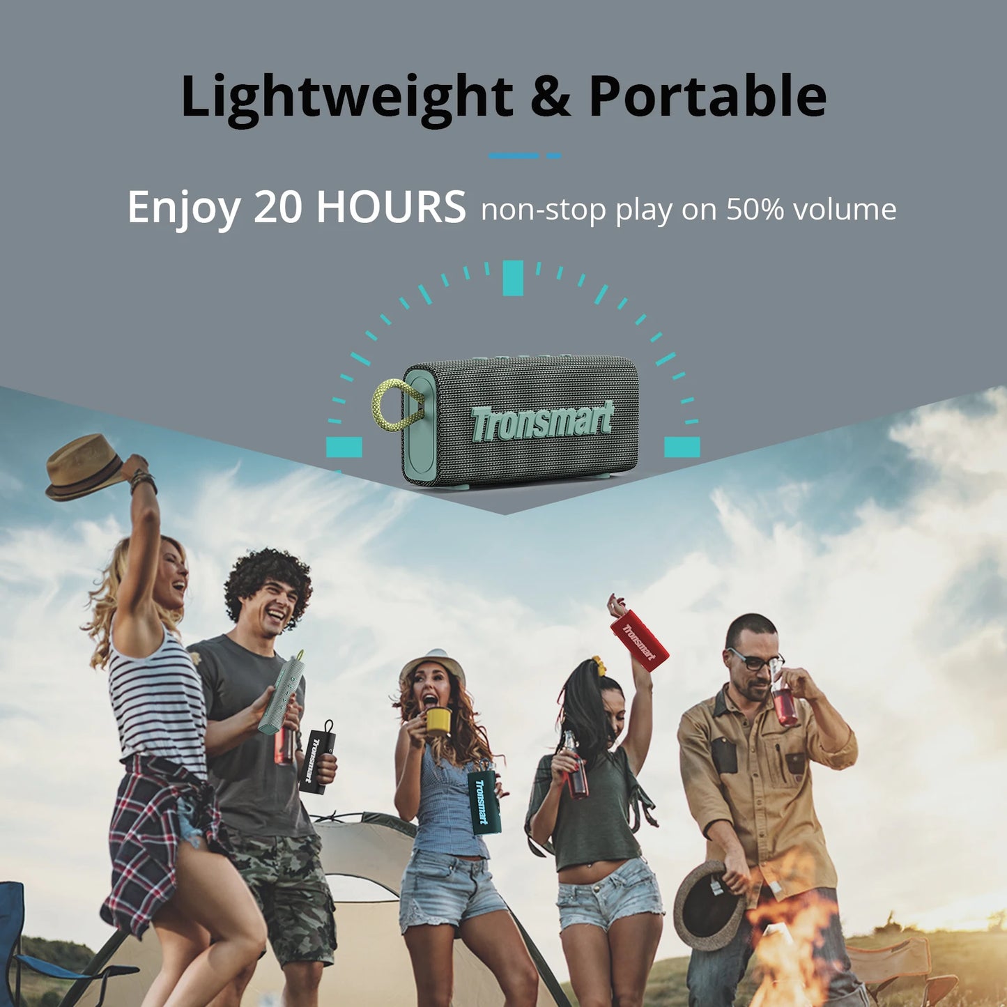 Original Tronsmart Trip Bluetooth 5.3 Speaker Dual-Driver Portable Speaker with IPX7 Waterproof True Wireless Stereo for Outdoor | original-tronsmart-trip-bluetooth-5-3-speaker-dual-driver-portable-speaker-with-ipx7-waterproof-true-wireless-stereo-for-outdoor