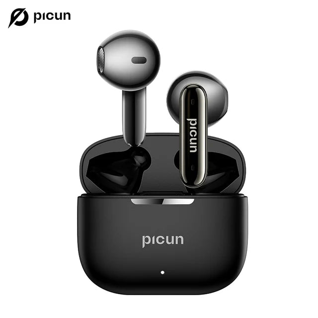 Picun A2 TWS Wireless Earphones Semi-In-Ear Adaptive Noise Reduction HIFI Earphone BASS Bluetooth Earbuds HD Calls ENC Mic APP