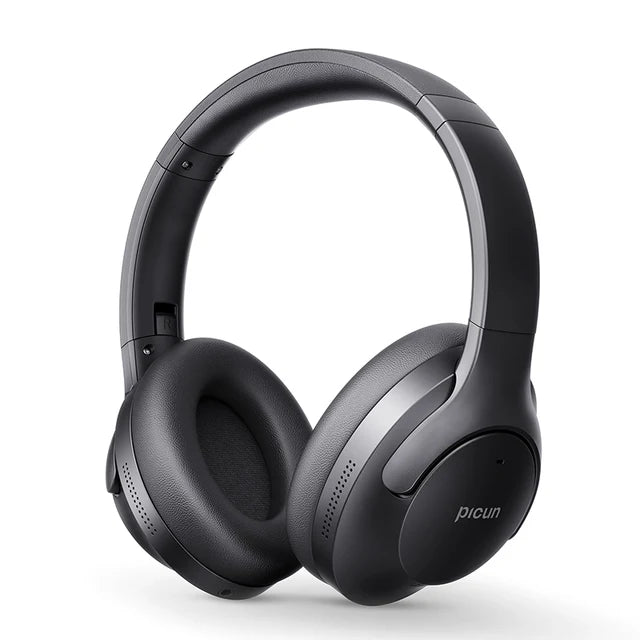 Picun ANC-05MAX Noise Cancelling Headphones ANC Bluetooth 5.4 Low Latency Wireless Headset ENC HD Mic HIFI Foldable APP Control