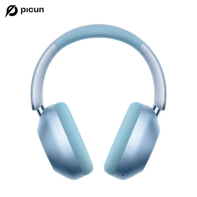 Picun F6 Active Noise Cancelling Bluetooth Headset Hi-Res ANC Head Tracking 3D Audio Wireless Headphones APP Control Low Latency