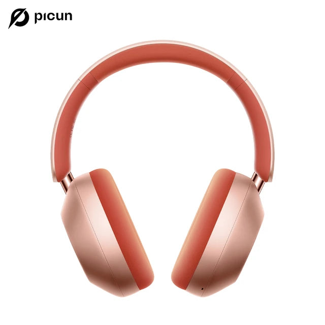 Picun F6 Active Noise Cancelling Bluetooth Headset Hi-Res ANC Head Tracking 3D Audio Wireless Headphones APP Control Low Latency