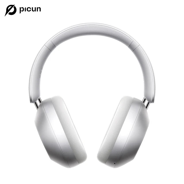 Picun F6 Active Noise Cancelling Bluetooth Headset Hi-Res ANC Head Tracking 3D Audio Wireless Headphones APP Control Low Latency