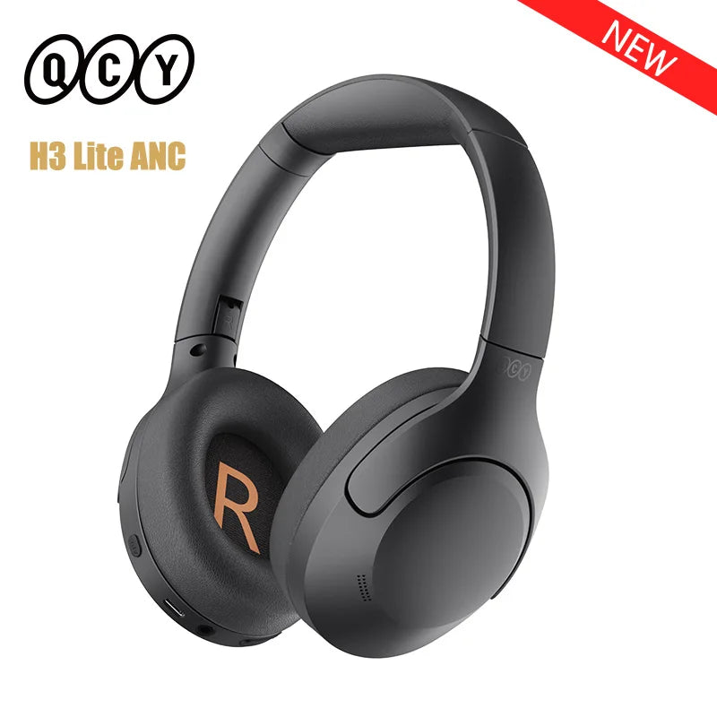 QCY H3 Lite ANC Wireless Headphones Bluetooth 5.3 Active Noise Cancelling Over Ear Headset 40mm Driver HiFi Sound Earphones | qcy-h3-lite-anc-wireless-headphones-bluetooth-5-3-active-noise-cancelling-over-ear-headset-40mm-driver-hifi-sound-earphones