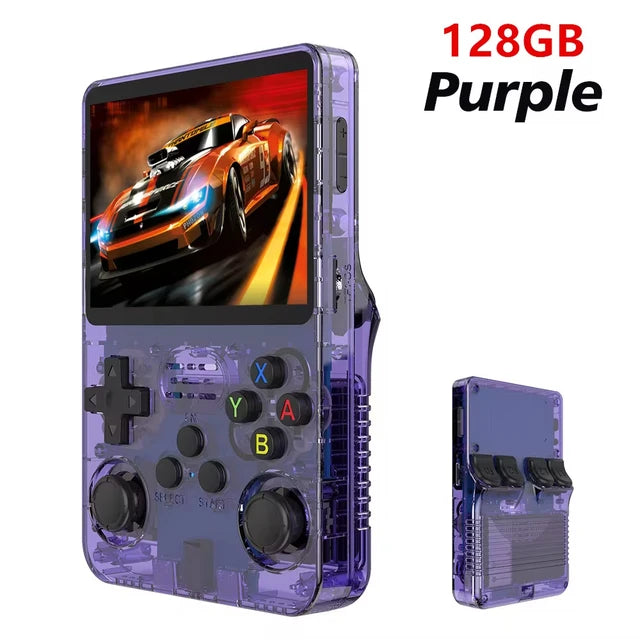 R36S Retro Handheld Video Game Console Linux System 3.5 Inch IPS Screen Portable Pocket Video Player 128GB Games Mini Boy Gift - FSH-ONLINE