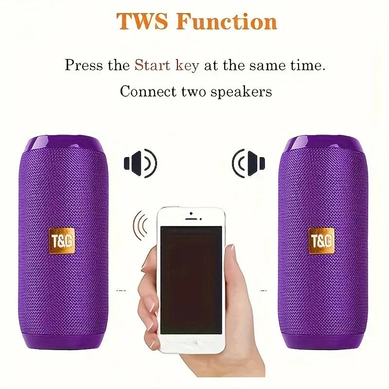 TG117 Portable Bluetooth Speaker Outdoor Wireless Woofer Free Call /FM/TF Card/USB Flash Drive Connect Mobile Phone/Tablet/TV | tg117-portable-bluetooth-speaker-outdoor-wireless-woofer-free-call-fm-tf-card-usb-flash-drive-connect-mobile-phone-tablet-tv-1