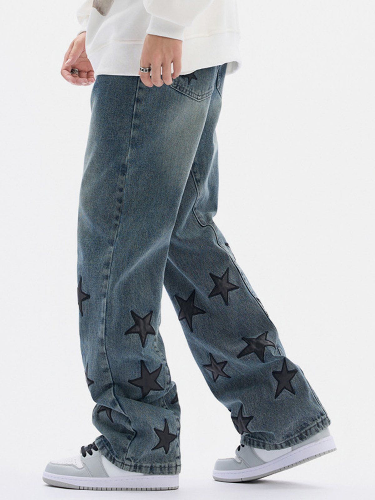 Star sticker Jeans - FSH-ONLINE