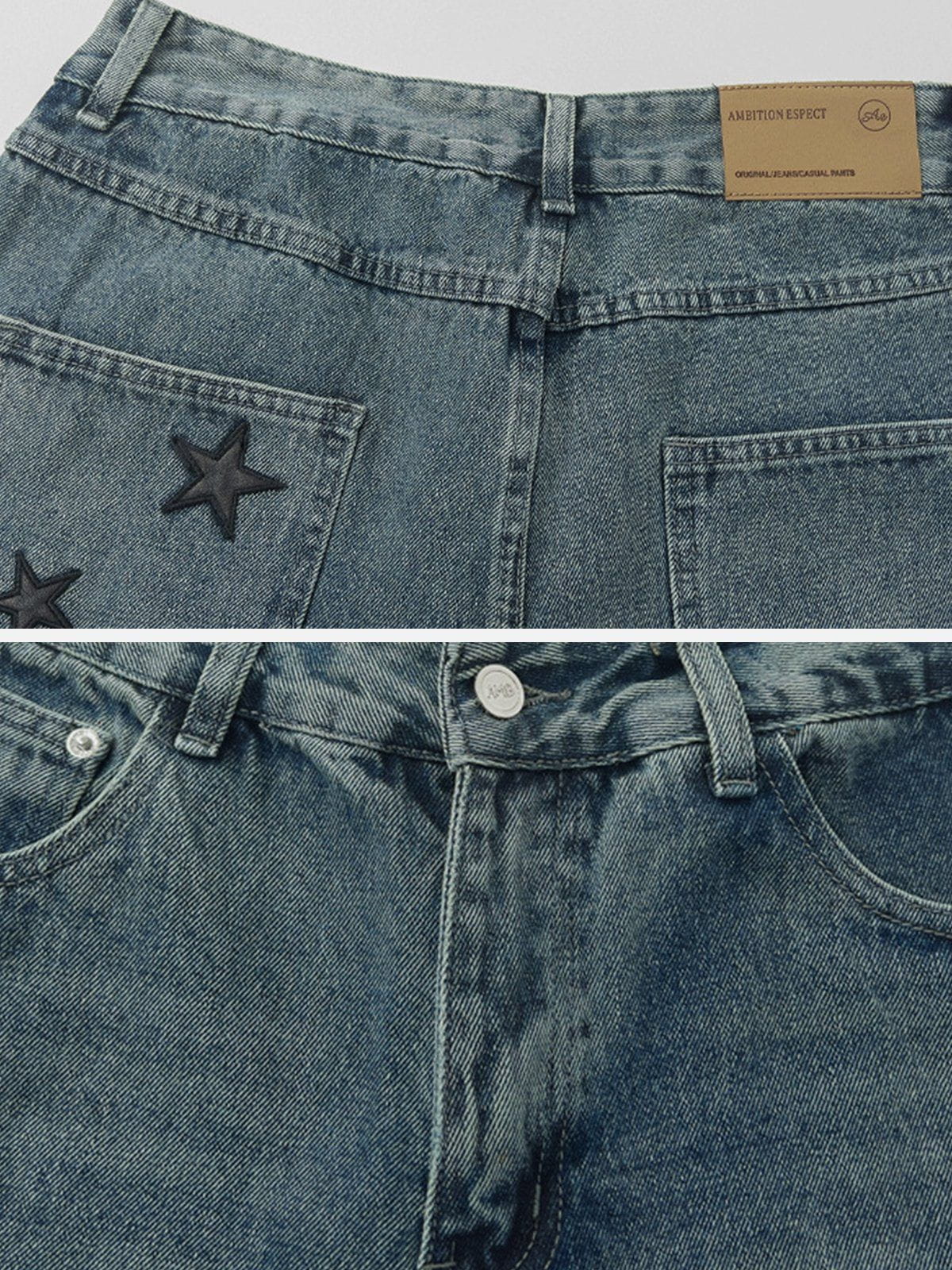 Star sticker Jeans - FSH-ONLINE