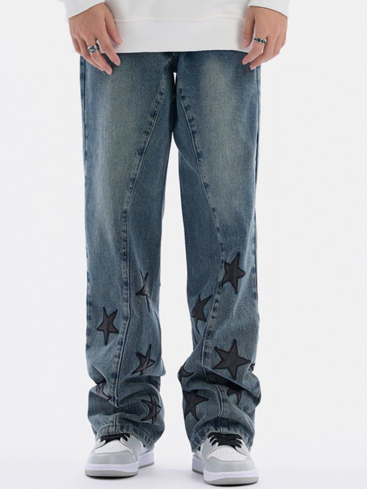 Star sticker Jeans - FSH-ONLINE