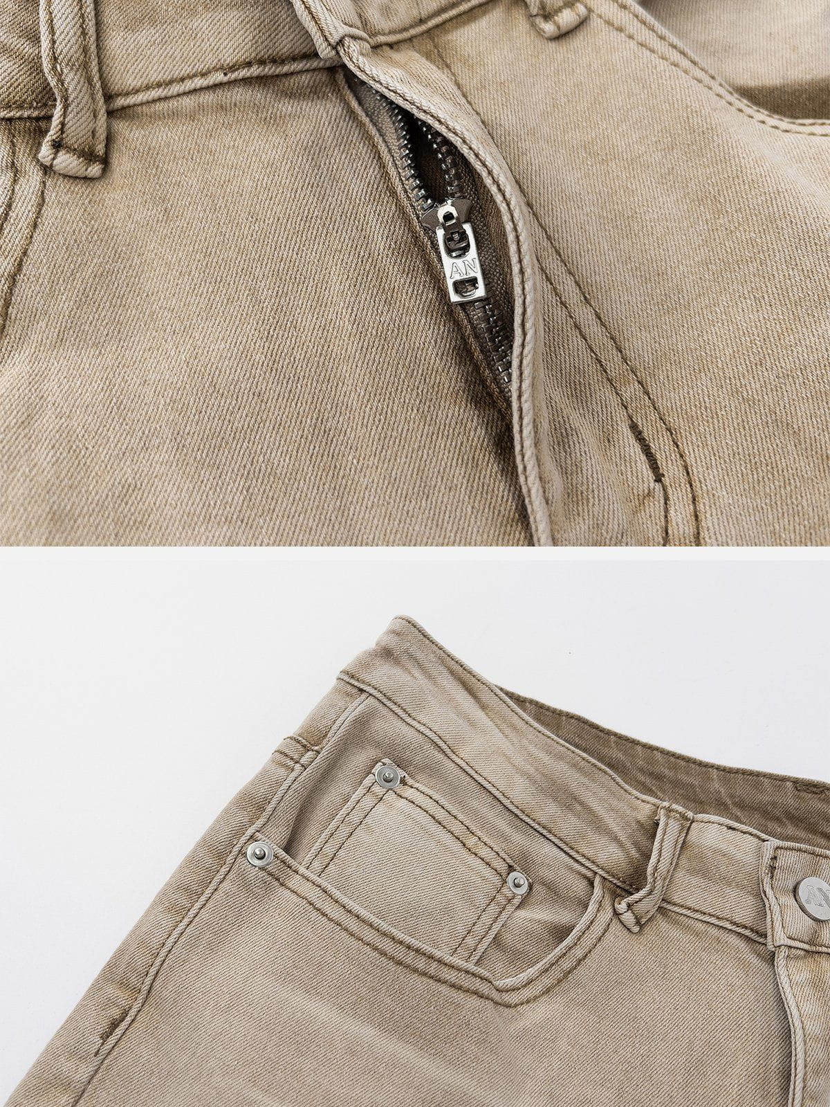 Streetwear Washed Jeans - FSH-ONLINE