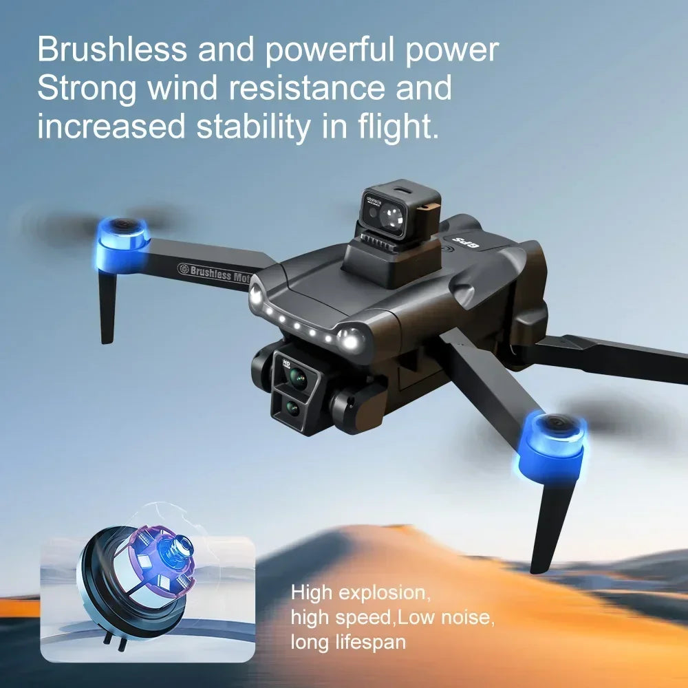 V198 GPS Professional Drone 3000M 360° Obstacle Avoidance 4K DualHD Camera Dron 5G Brushless Motor Foldable Quadcopter Boy Toy | v198-gps-professional-drone-3000m-360-obstacle-avoidance-4k-dualhd-camera-dron-5g-brushless-motor-foldable-quadcopter-boy-toy