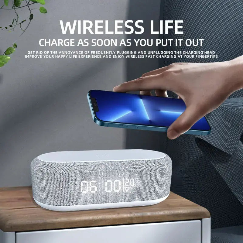 Wireless Charger Alarm Clock - FSH-ONLINE